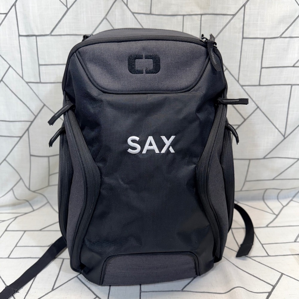 OGIO Backpack Large Black SAX Embroidered Tech Travel Laptop Bag